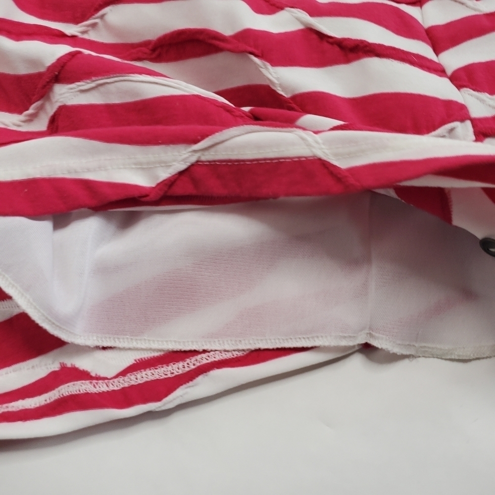 Papillion Blanc Size Medium Striped Dress - Picture 4 of 7